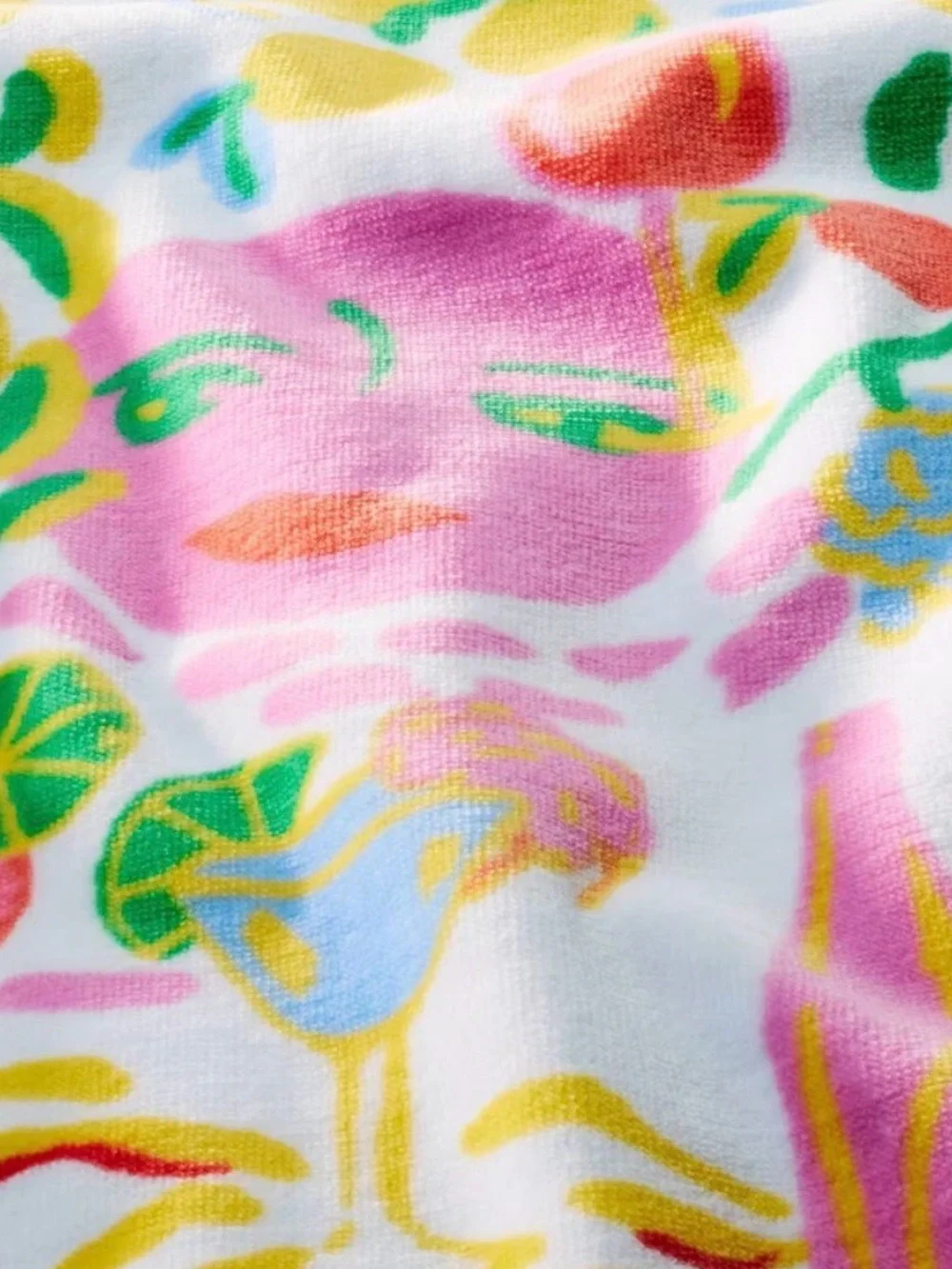 Roller Rabbit x Target Tropical Beach Towel in Yellow, Pink, Green, Blue